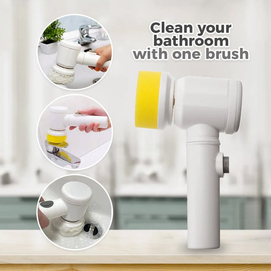 3-in-1 Handheld Scrub Brush – Multipurpose Kitchen & Bathroom Cleaning Tool