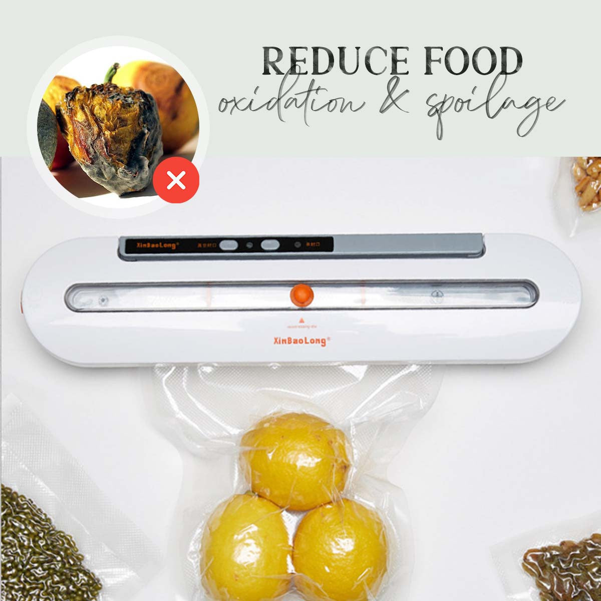 Food Vacuum Sealer Packaging Machine – Automatic Air Sealing System for Food Storage & Freshness
