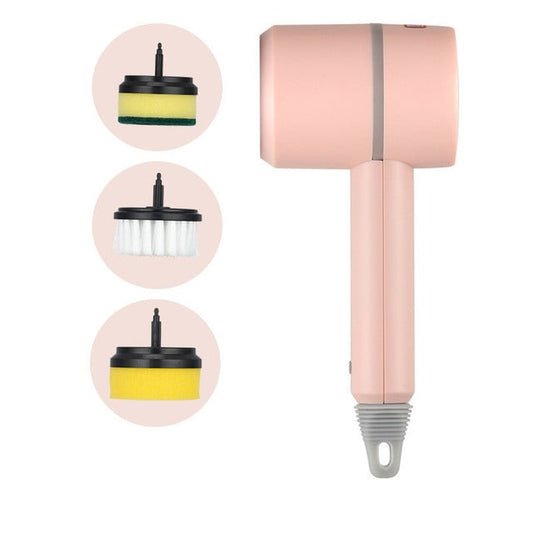 Electric Spin Scrubber – Rechargeable Cleaning Brush with Multiple Heads for Bathroom, Floor & Kitchen