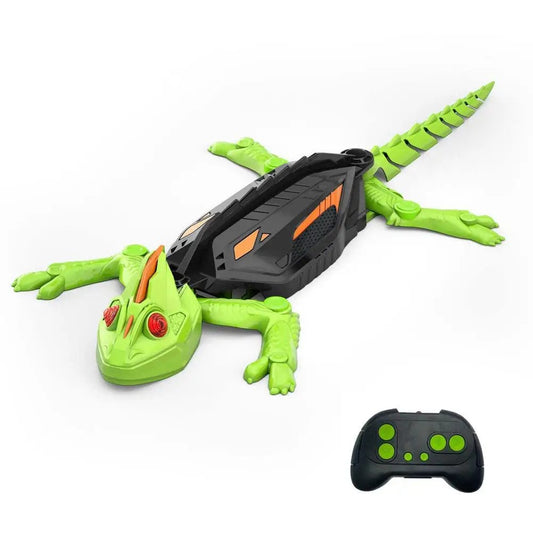 Wall Climbing Robot Toy – Gecko-Inspired Remote Control Car with LED Eyes & Flexible Tail