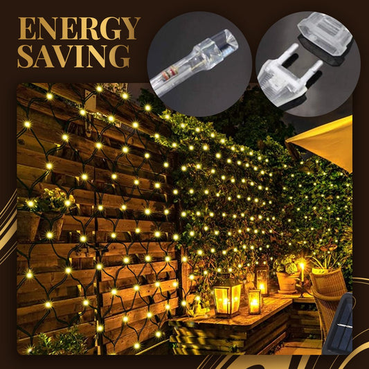 Net Mesh Waterproof String Lights – Outdoor LED Garden & Christmas Decoration Lights with Remote Control