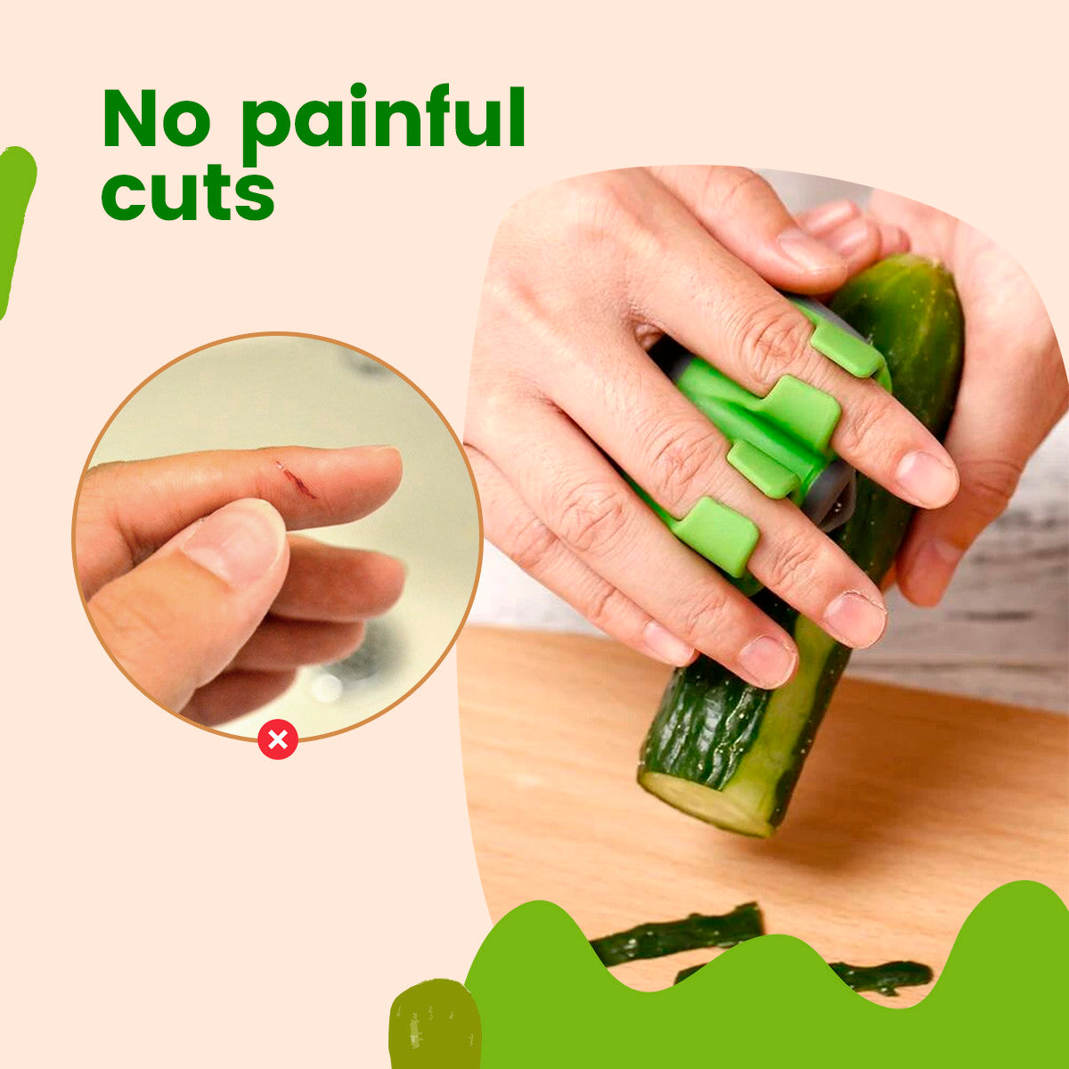 Double-Finger Fruit & Vegetable Peeler – Ergonomic Handheld Kitchen Peeling Tool