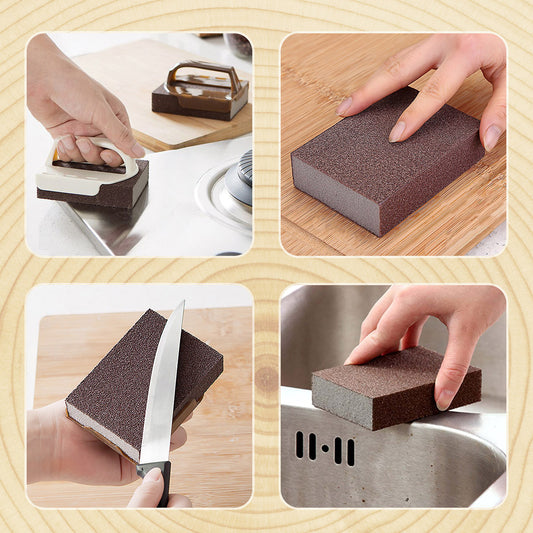 Nano Carborundum Magic Cleaning Sponge – Rust Removing Scouring Pad for Kitchen, Pans & Metal Surfaces