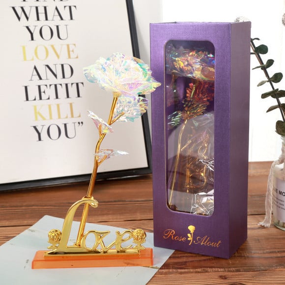 Timeless Galaxy Golden Rose | Gift That Shines Like Your Love