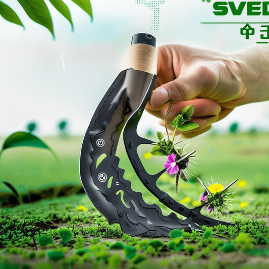 Convenient Grass Root Removal Tool – Heavy-Duty Aluminum Weeder Head for Easy Garden Weed Pulling