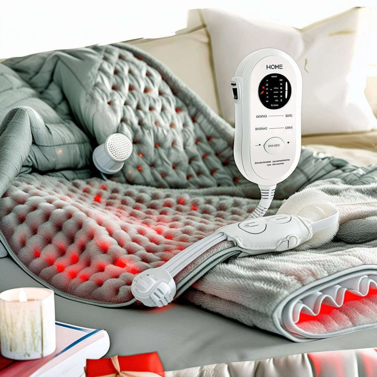 ✨ Electric Heating Pad Blanket – 6 Heat Settings, Fast Heating, Timer Control, Washable Soft Heat Therapy Pad for Muscle Pain Relief