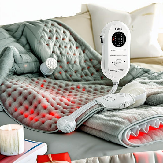 ✨ Electric Heating Pad Blanket – 6 Heat Settings, Fast Heating, Timer Control, Washable Soft Heat Therapy Pad for Muscle Pain Relief