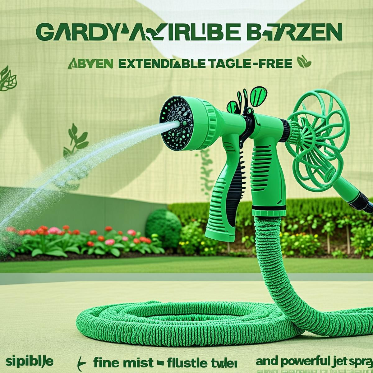 Extendable Garden Hose & Watering Device – Flexible, Durable, and Lightweight for Easy Outdoor Watering