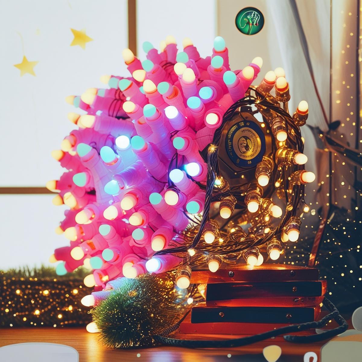 LED Light String Decoration for Christmas – Warm White Fairy Lights for Tree, Home & Outdoor Holiday Décor