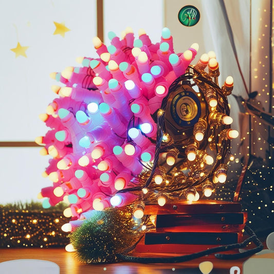 LED Light String Decoration for Christmas – Warm White Fairy Lights for Tree, Home & Outdoor Holiday Décor