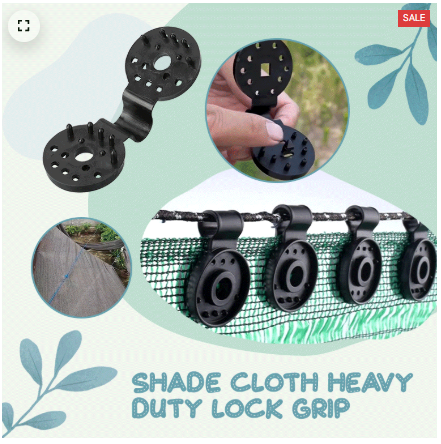 Shade Cloth Heavy Duty Lock Grip – Durable Garden & Patio Cover Fasteners for Outdoor Use