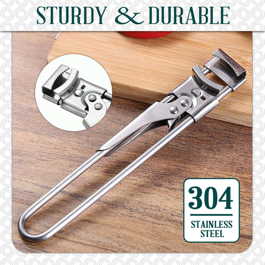 Adjustable Multi-Function Bottle Cap Opener – Non-Slip Jar & Lid Remover Tool for Kitchen